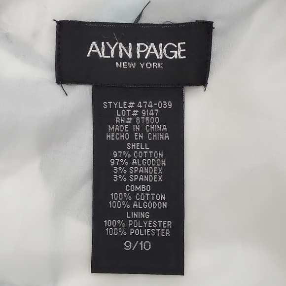 Alyn Paige Floral Dress Sz 9/10 - Picture 8 of 9